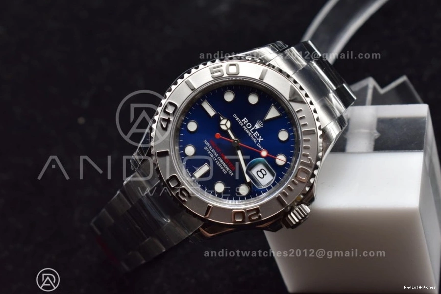 126622 Bracelet Steel EasyCare Blue 1:1 Yacht-Master 1210 on 904L VS VSF Edition Dial Best SS 0324